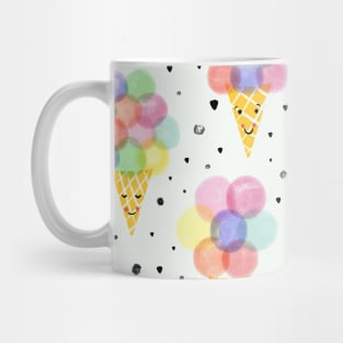 Happy Ice Cream Cones Mug
